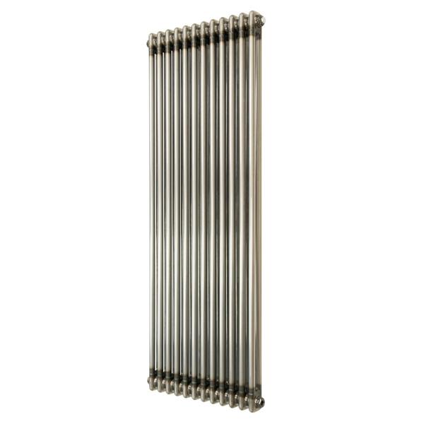 Monstershop Traditional 2 Column Radiator - 1500 x 560mm - Raw Metal
