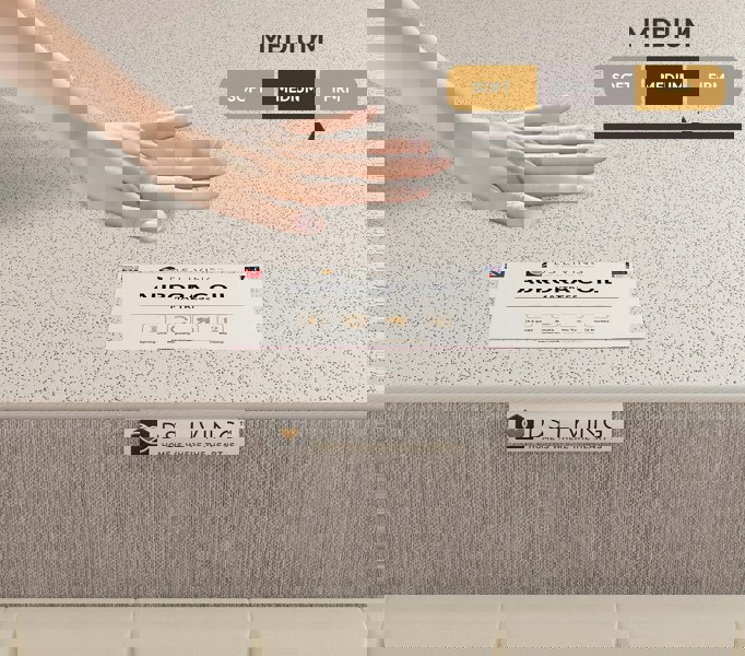 DS Living Harmony 13.5 Bonnell Spring Mattress with Comfort Layers- 6ft - Super King - Aurora by DS Living