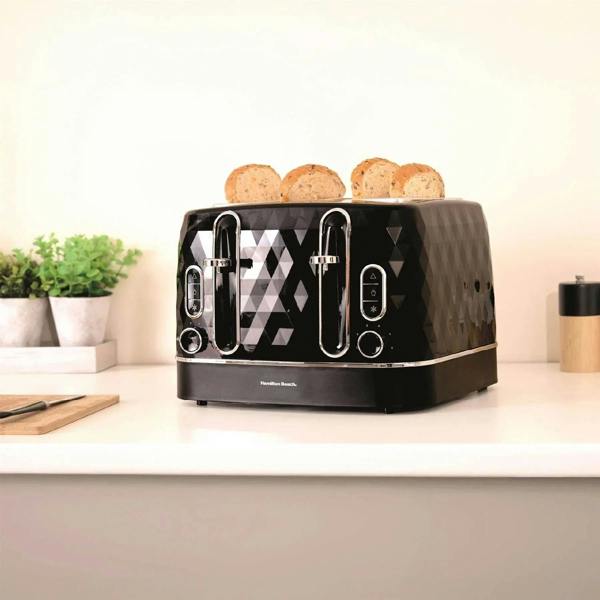 Hamilton Beach Diamond 4 Slice Toaster - Black