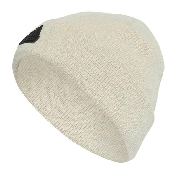 Adidas Mens Tec Bea Rubberised Logo Cold.Rdy Beanie - Alumina/Black - 