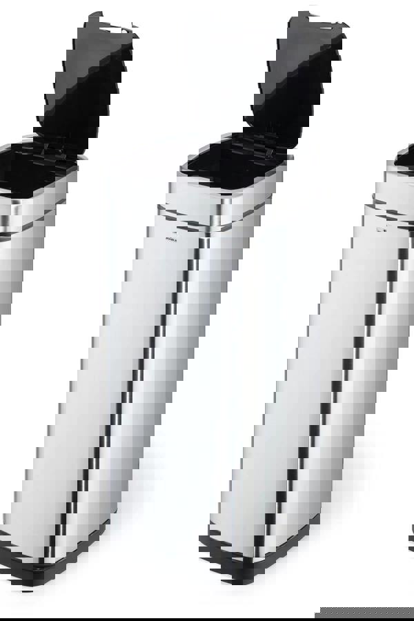 Durable Motion Sensor Bin | Smart Automatic Steel Kitchen Waste Bin | 35L Silver