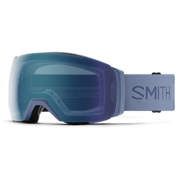 Smith Ski Goggles I/O Mag XL 2GM 4BV Granite Blue ChromaPop Everyday Blue Mirror