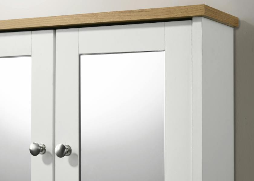 Timber Art Design Modern Mirrored Bathroom Wall Cabinet – Storage Unit