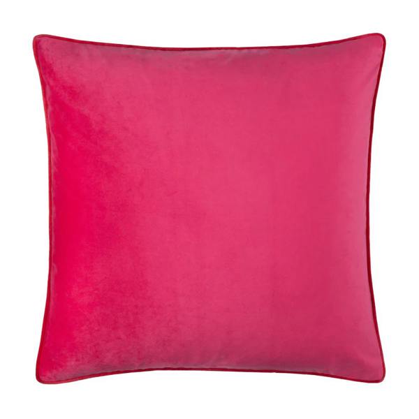 Furn Meridian Velvet Cushion Cover - Hot Pink/Red - 