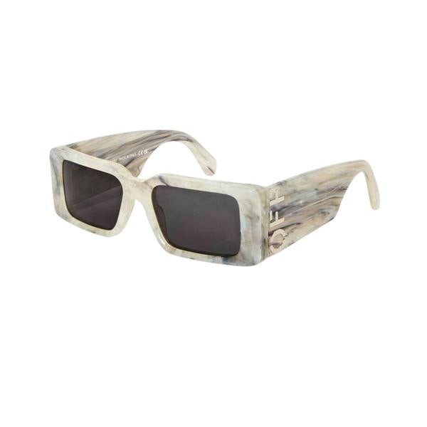 Off White Womens/Ladies Milano Sunglasses - Marble/Grey - 