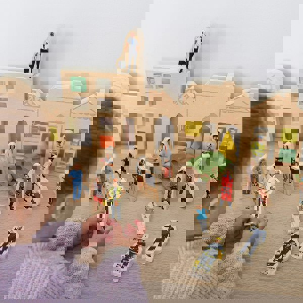 tickit Wooden People Who Help Us Blocks