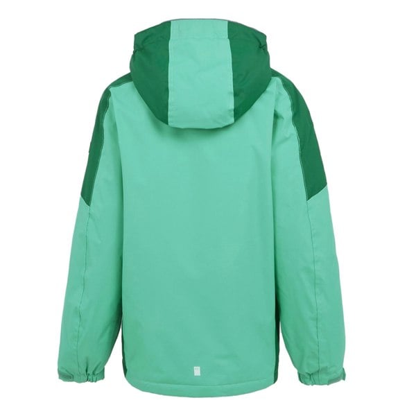 Regatta Childrens/Kids Hurdle V Waterproof Jacket - Dusty Green/Rainforest