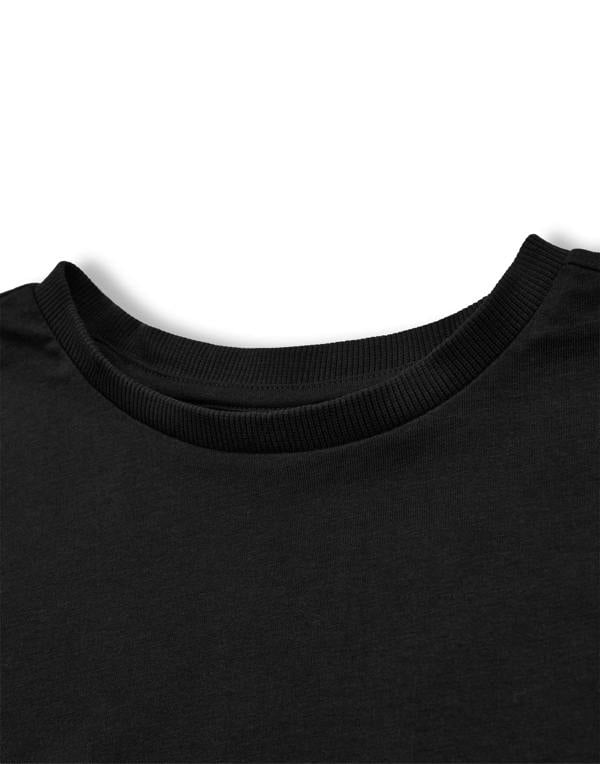 Disney Womens Black Beauty & The Beast Cropped Short Sleeved T-Shirt