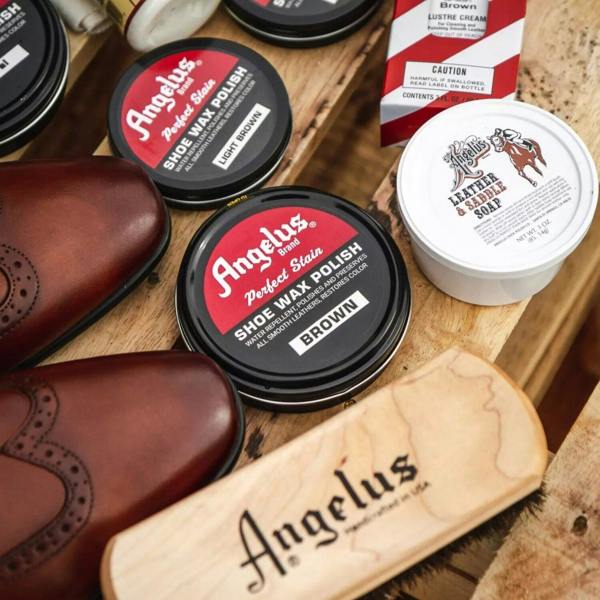 Angelus Perfect Stain Wax Polish - All-in-One Leather Shoe Care 60ml