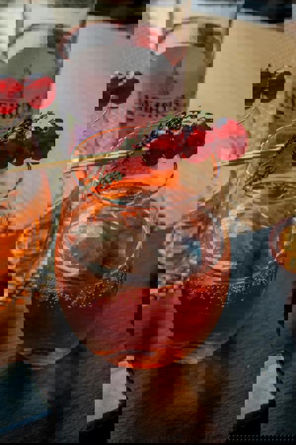 BarCraft Iridescent Glass Tumblers, Set of 2, 600ml