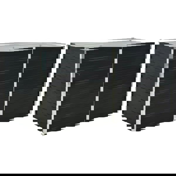 Berkfield Raised Garden Bed Anthracite 160x80x77 cm Galvanised Steel