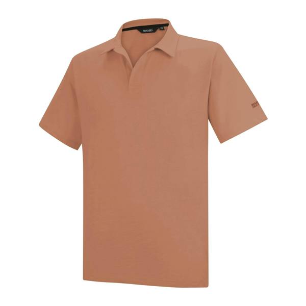 Regatta Mens Hadvo Polo Shirt - Italian Clay - 