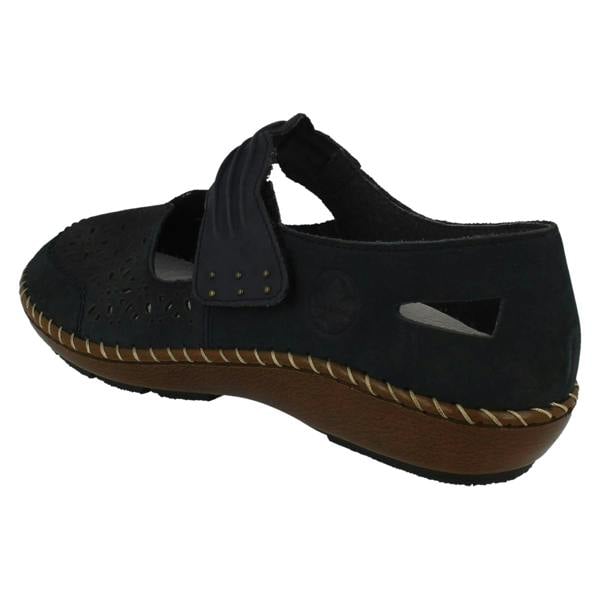 Rieker Ladies Rieker Cut Out Detailed Mary Jane Shoes 44896