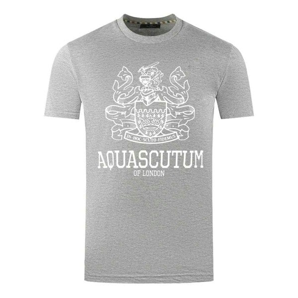 Aquascutum Mens London Aldis T-Shirt - Grey
