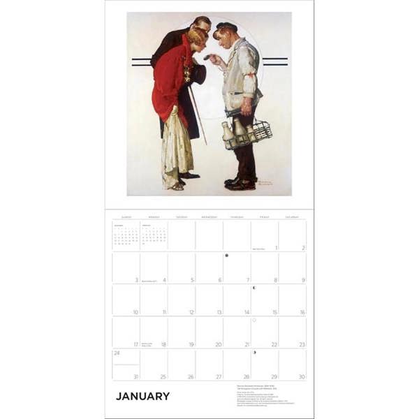 Norman Rockwell, The Saturday Evening Post Calendar 2027, Wall Calendars, Month To View, Art, Gift