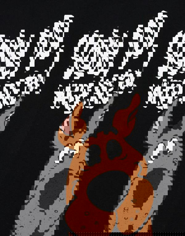 Scooby Doo Mens Black Character Short Sleeve Long Leg Pyjama Set