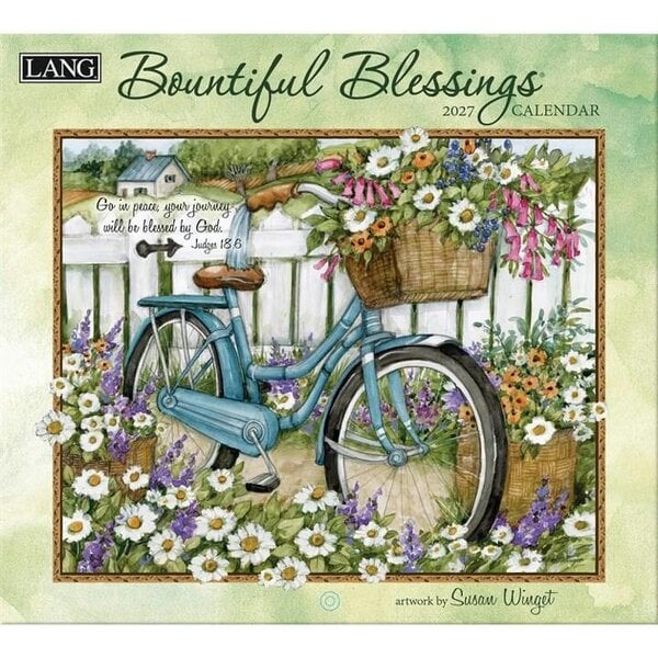 Susan Winget, Bountiful Blessings Deluxe Calendar 2027, Deluxe Calendars, Month To View, Lifestyle, Gift