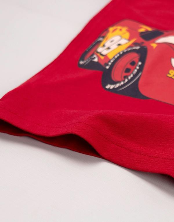 Disney Cars Boys Multicoloured Lightning Mcqueen Multi-Pack of 2 Short-Sleeved T-Shirts