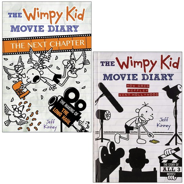 Pengiun The Wimpy Kid Movie Diary Collection 2 Books Set By Jeff Kinney