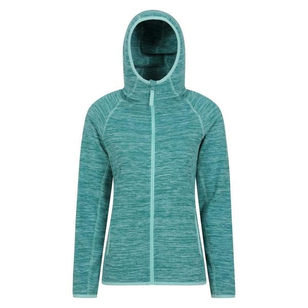 Mountain Warehouse Womens/Ladies Lleyn II Melange Full Zip Hoodie - Teal - 