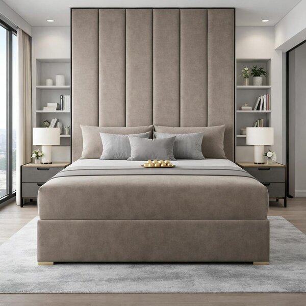 Great British Beds Serena Contrast piping Divan Bed
