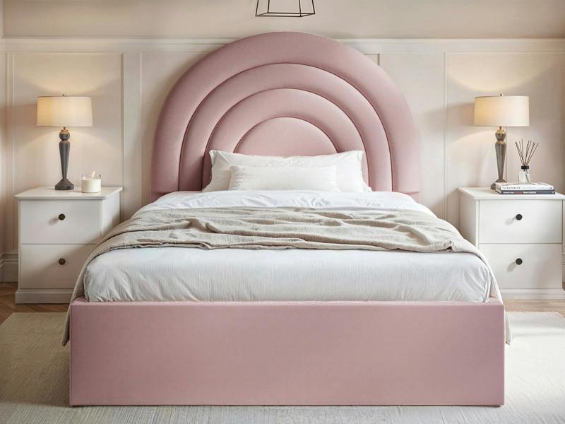 Flair Ava Small Double Ottoman Bed