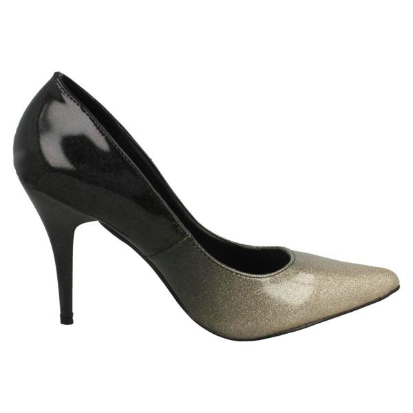 Anne Michelle Ladies Anne Michelle High Heel Pointed Toe Court Shoes
