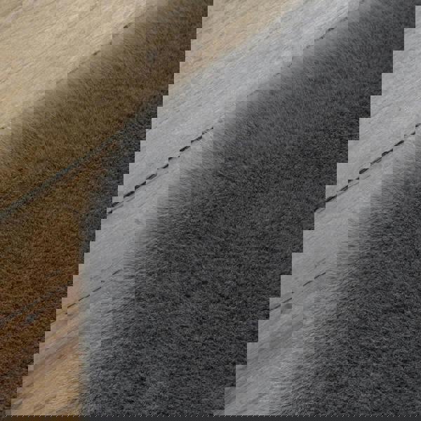 Smart Living Faux Fur Rabbit Rug - Grey