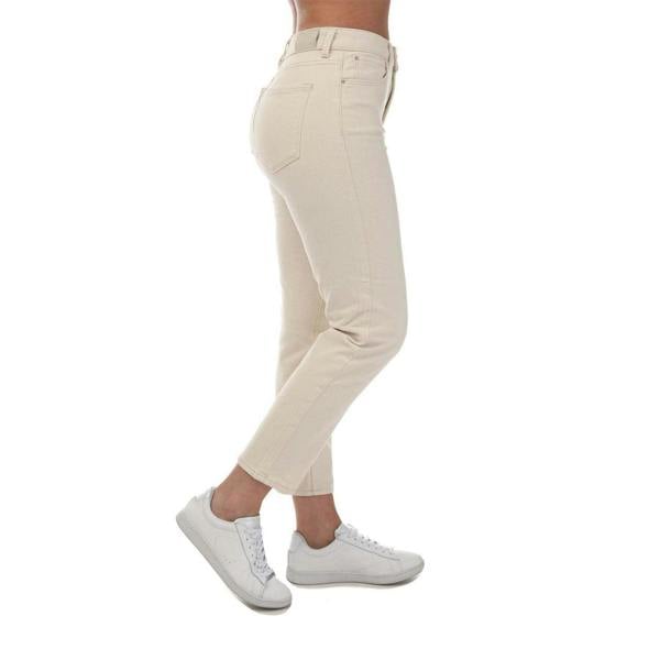 Levis Womens/Ladies Stretch High Waist Jeans - Off White - 