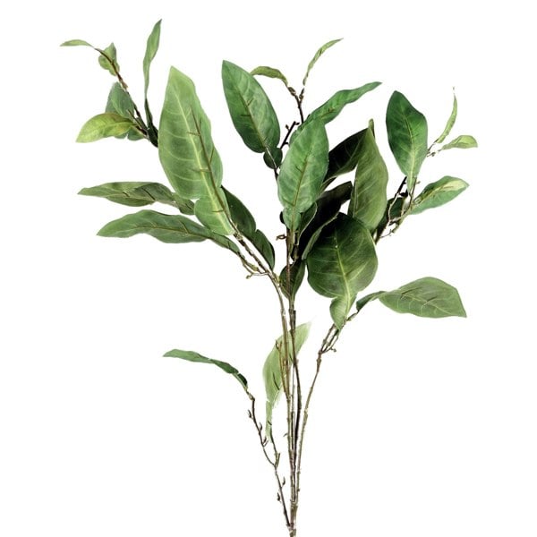 Leaf Pack of 6 x 90cm Artificial Ficus Foliage Stem