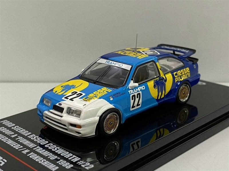 ford sierra rs500 cosworth piumini trampio 1:64 scale inno 64 in64rs500pt