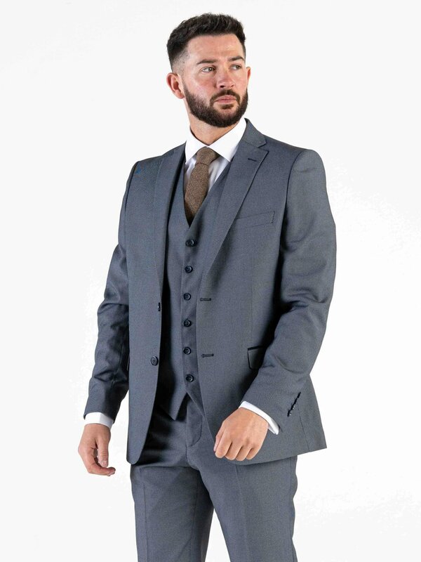 V2 Classic Oliver - Blue Three Piece Suit