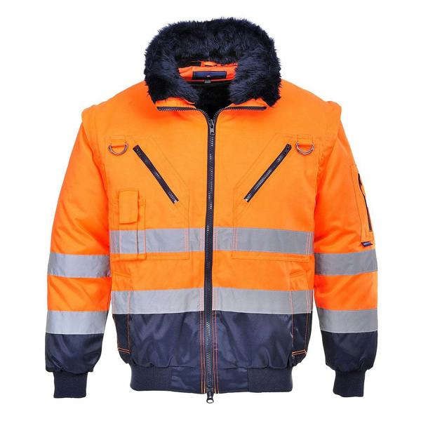 Hi-Vis 3-in-1 Contrast Pilot Jacket Portwest