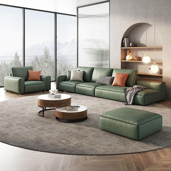 Cyril L511 Four Seater, Five Seater, Sixe Seater Sofa, Modular Sofa, Green-Sofas-Weilai Concept-Weilai Concept