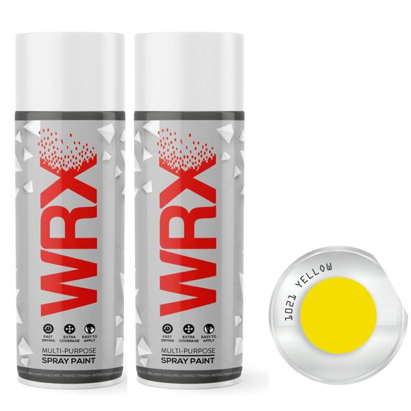 WRX 2X WRX Yellow Spray Paint 400ml