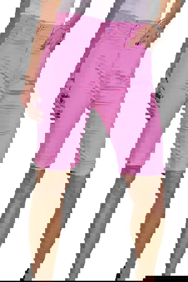 Paulo Due Women's Slim Fit Chino Casual Shorts