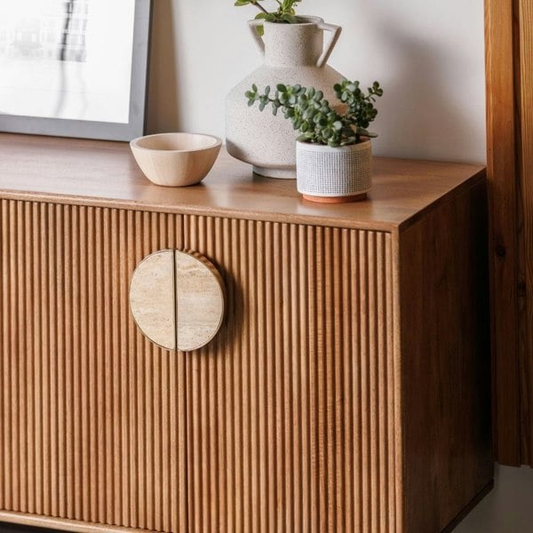 Hemming & Wills Mango Wood Wide Sideboard - Maddison Collection