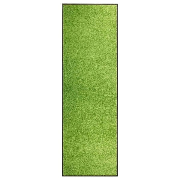 Berkfield Doormat Washable Green 60x180 cm