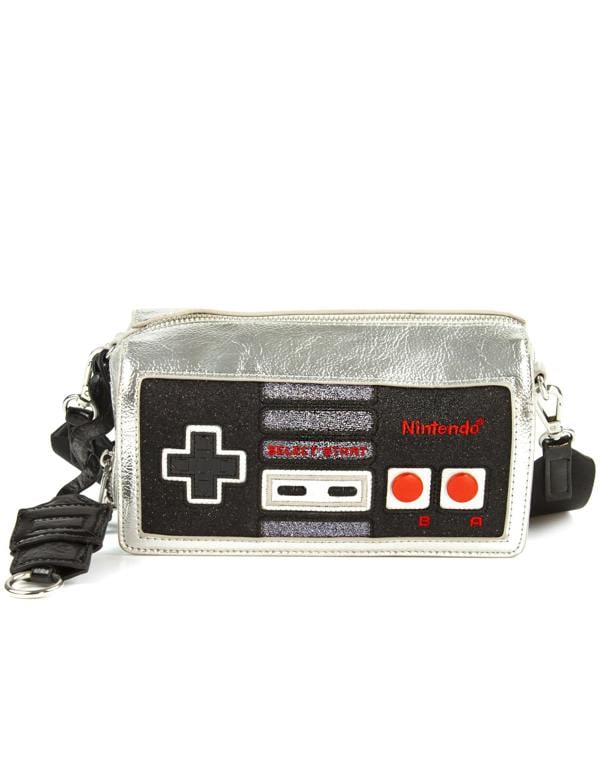 Vanilla Underground Danielle Nicole Womens Black Super Mario Cross Body Bag (One Size)