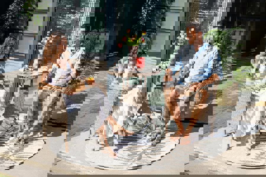 Garden Impressions Jersey 2 Seater Relaxing Bistro Set