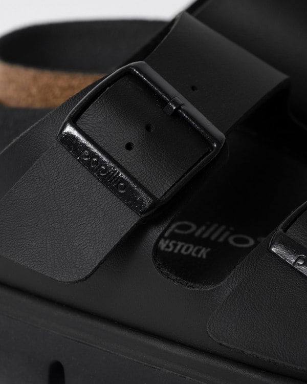 Birkenstock Papillio Arizona Chunky Womens Birko-Flor Sandals - Black/Black - CHO - Designer Womens Sandals