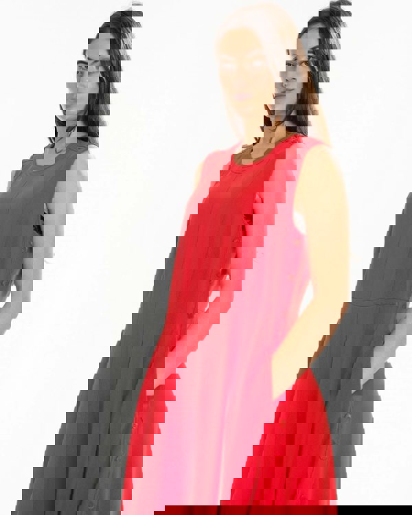 Calvin Klein Smooth Twill Button NS Womens Dress