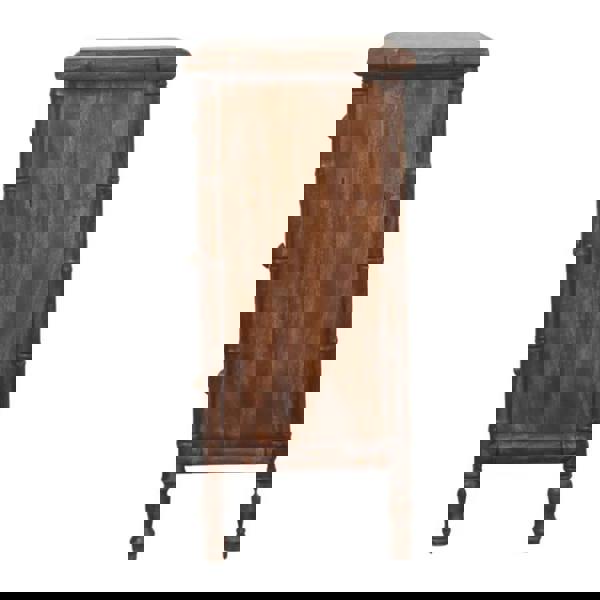 Artisan Furniture Solid Wood Bamboo Carved 3-Drawer Chest