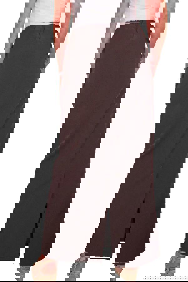 Paulo Due Women's Pull On Elasticated Waist Maxi Pencil Skirt