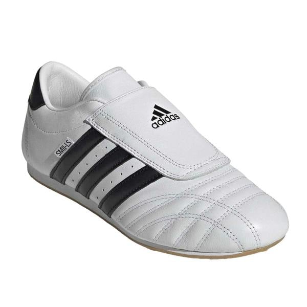 Adidas Womens/Ladies 3 Stripes Leather Flat Trainers - White - 