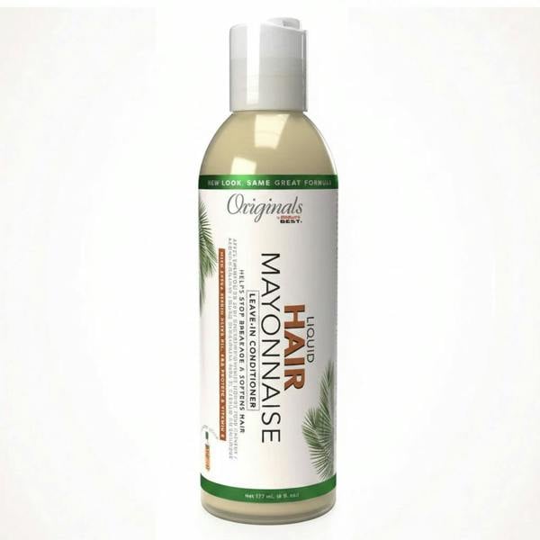 Bottle of Hair Mayonnaise leave-in conditioner on a white background
