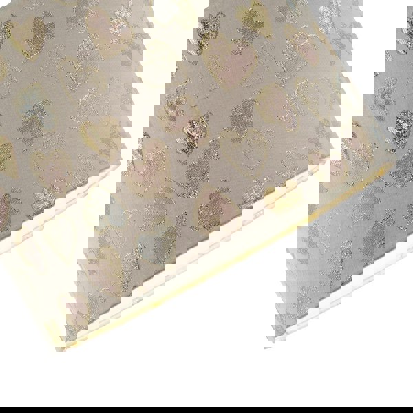 Feminine Pink Duck Egg and Shiny Gold Hearts Circular Lamp Shade Image 3