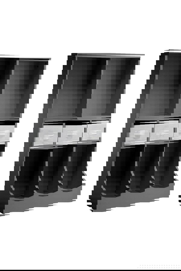 Living and Home Three Story Open Toy Clothing And Book Storage Cabinet