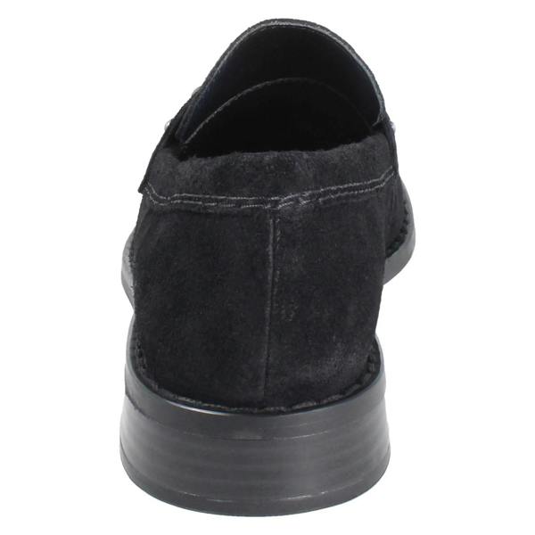 Clarks Ladies Clarks Suede Stud Detailed Loafers Hana Loafer