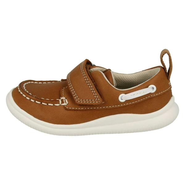 Clarks Boys Clarks Casual Boat Style Shoe Cloud Snap